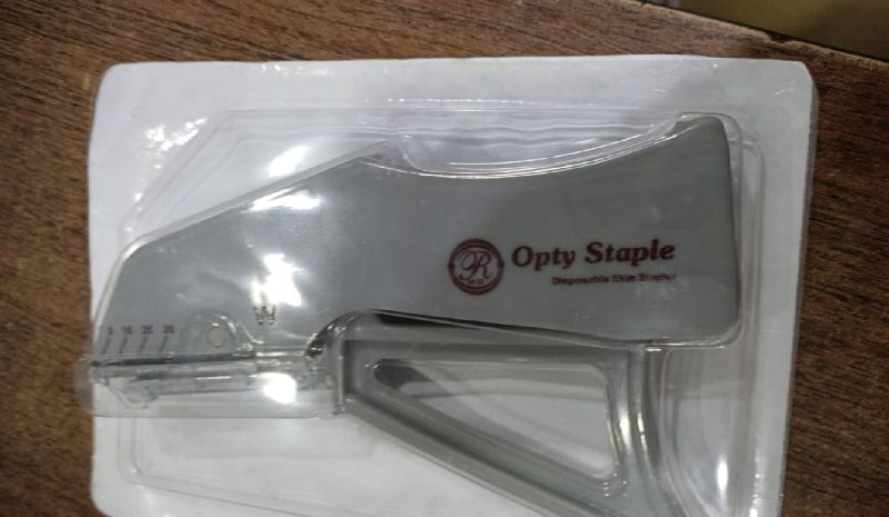 Coated Metal Disposable Skin Stapler, for Surgical Use, Length : 10cm, 12cm, 14cm