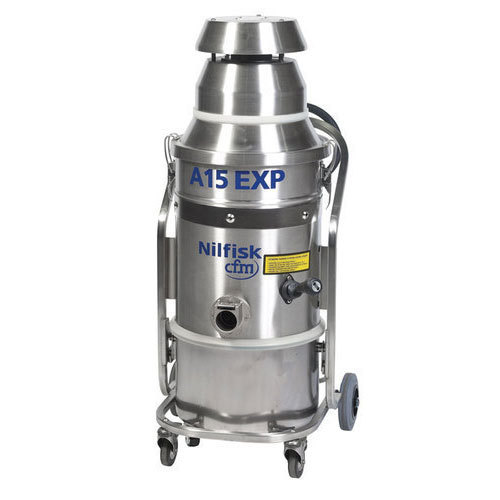 Nilfisk Stainless Steel Pneumatic Vacuum Cleaner, Voltage : 220V