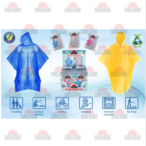 Transparent Plastic Raincoat, Gender : Unisex