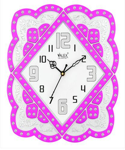 Valex Quartz 2219 Diamond Wall Clock, Display Type : Analog