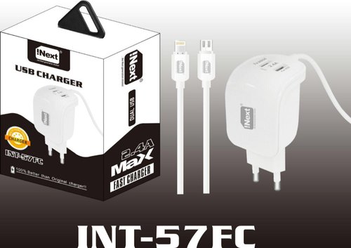 INEXT USB CHARGER, Color : White