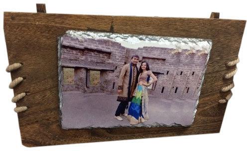  Rectangular Sublimation Wooden Frame, Color : Brown