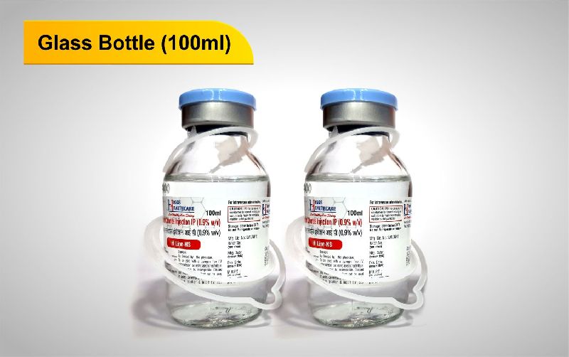 Hi Line-NS 100ml Sodium Chloride Injection, Packaging Type : Glass Bottle