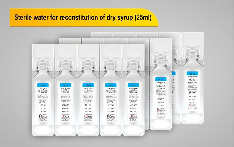 25ml Sterile Water Reconstitution Dry Syrup, Form : Liquid