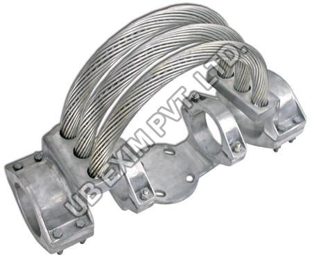 Steel Bus Support Clamp, Color : Silver