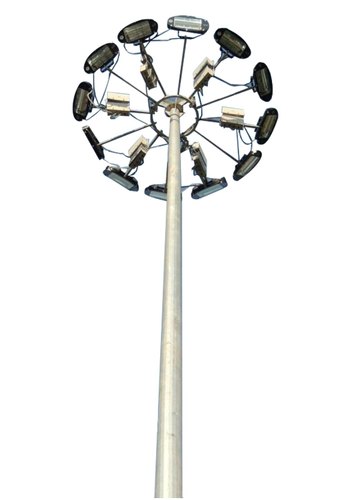 GI High Mast Lighting Pole
