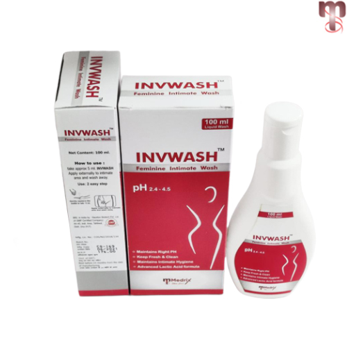 INVWASH Vaginal Wash, Form : Serum