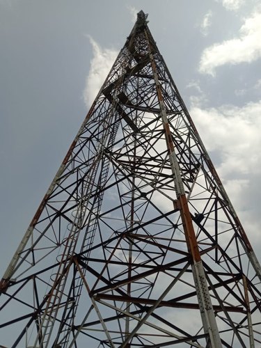 Mild Steel Electrical Transmission Tower Structure