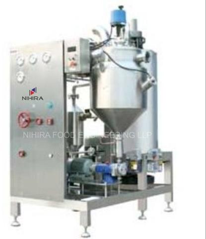 Continuous Vacuum Rotor Cooker, for Candy with milk, toffees, fruity masses, masses deposited candies