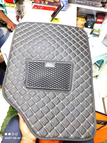 7d material rexin lether Car Floor Mats, Size : universal