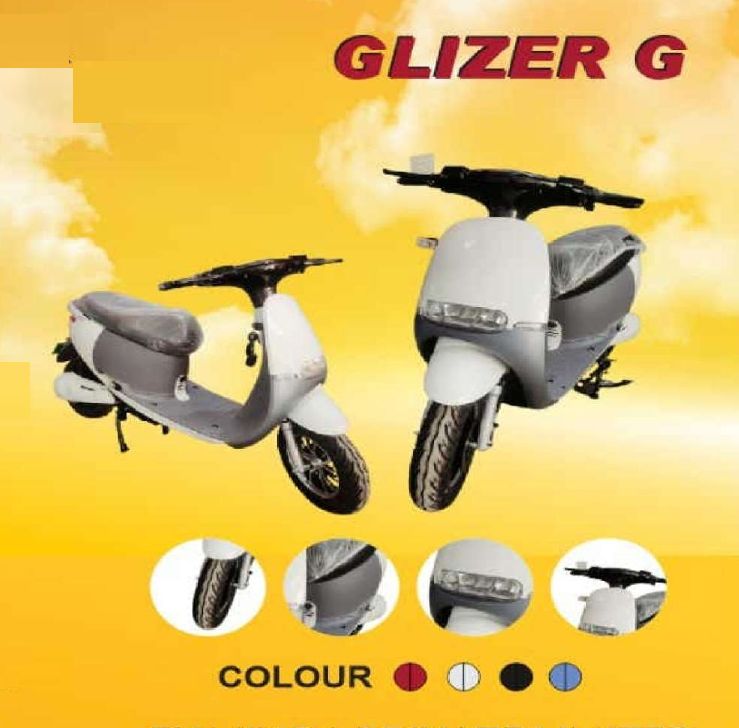 EV Minda Glizer G Electric Scooter, Tyre Type : Tubeless