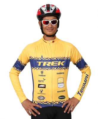 Polyester Full Sleeve Cycling Jersey, Size : M, XL, XXL