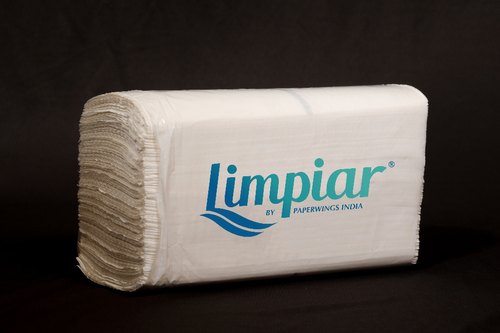 Limpiar embossed N Fold Tissue Paper, Size : 22 x 23