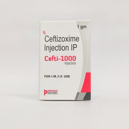 Cefti-1000 Ceftizoxime Injection, Packaging Type : Box