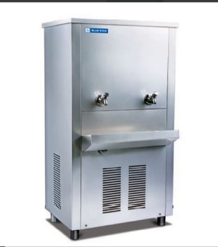 Stainless Steel RECIP Blue Star Water Cooler, Color : Silver