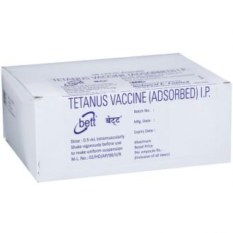 Bett Tetanus Vaccine, Packaging Size : 120 x 0.5 ml Ampoules