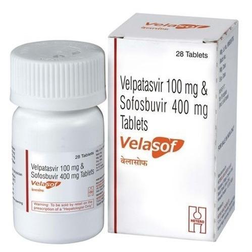 Velasof Sofosbuvir 400mg + Velpatasvir 100mg Tablet