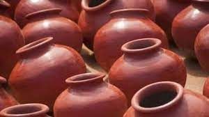 10 Ltr Clay Water Pot