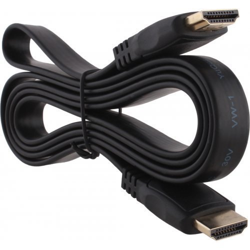 Flat HDMI Cable, Color : Black