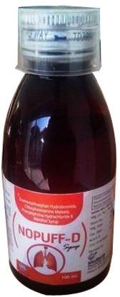 Allopathic Nopuff-D Syrup, Packaging Type : Bottle