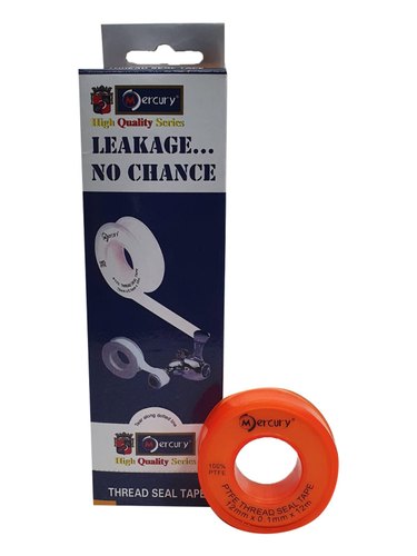 Mercury Thread Seal Tape, Width : 12 mm
