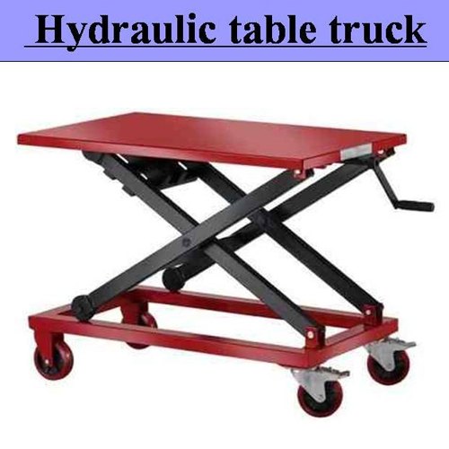 Stainless Steel Hydraulic Table Truck