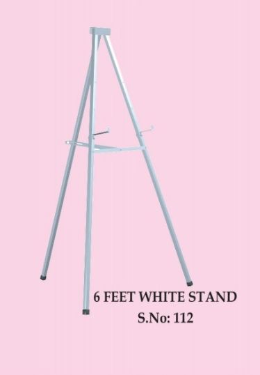 6 Feet White Board Stand, Certification : ISI Certified
