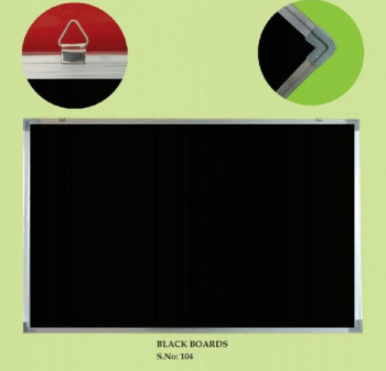 Rectangular Semi Deluxe Black Board, for School, Length : 2-3 Mtr