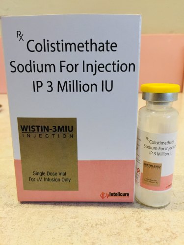 Wistin Colistimethate Sodium injection, Packaging Type : Vial