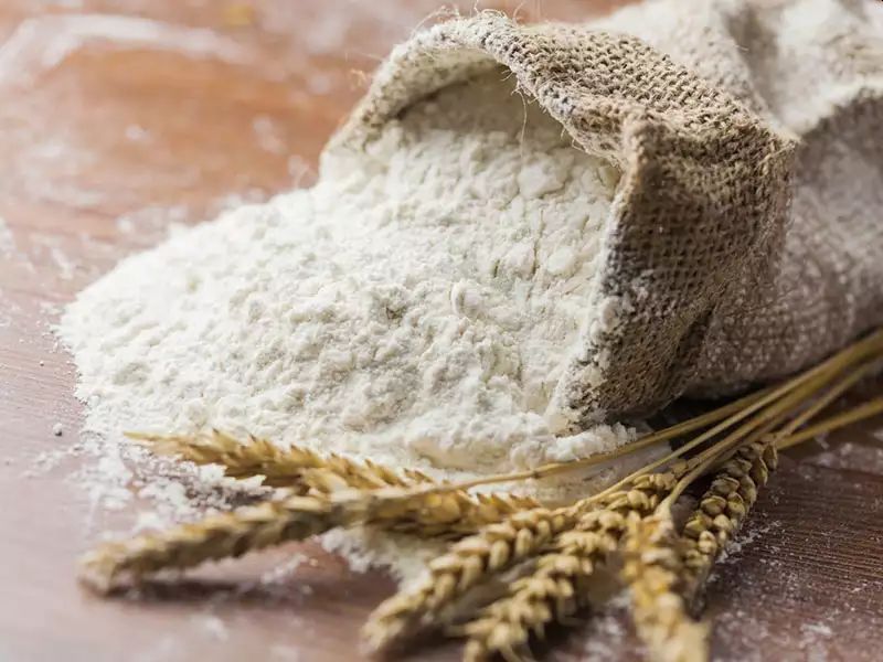 Common wheat flour, for Cooking, Color : White