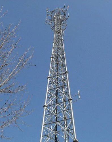 Galvanized Iron Solar Telecom Tower, Feature : Rust Proof