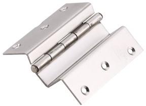 AAI JEE Polished Stainless Steel W Hinges, Color : Silver