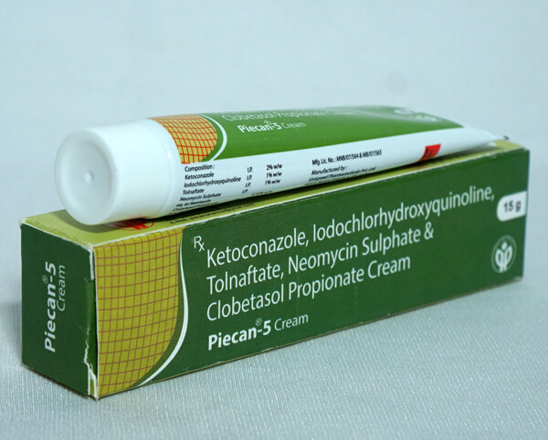 Piecan-5 Cream, Grade Standard : Medicine Grade