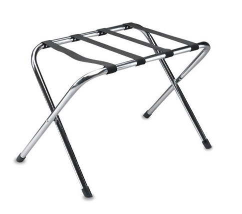 Stainless Steel Hotels Luggage Racks, Color : Silver