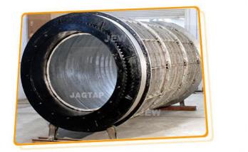 Stainless Steel 304 Rotary Screen Drum, Color : Steel