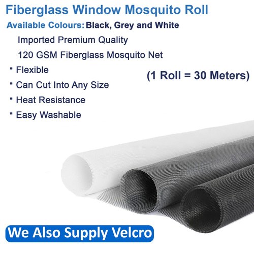 Fiberglass Window Mosquito Net, Size : 2 feet x 10 meters