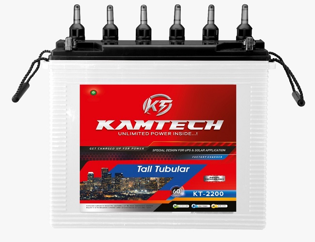 Kamtech KT-2200 Tall Tubular Battery