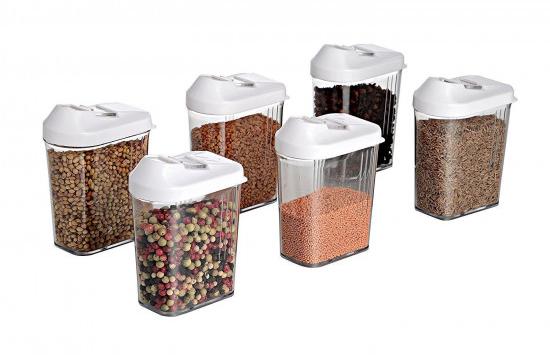 Plastic Storage Jar with Lid