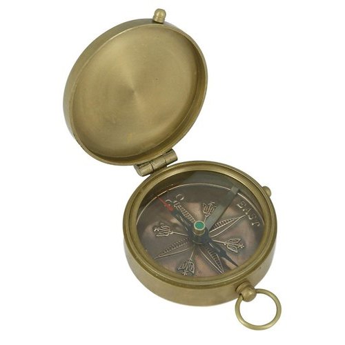 249 g Brass Compass, Packaging Type : Wooden Box