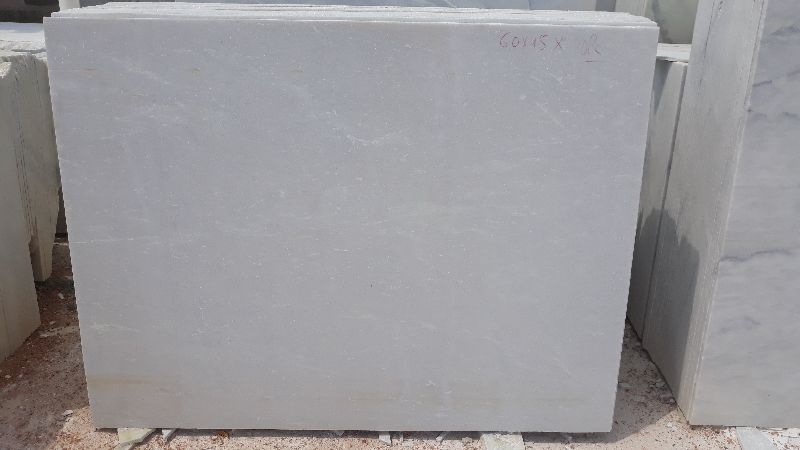 Polished Plain Pearl White Marble Slabs, Shape : Rectangle