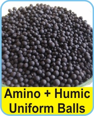 Amino Humic Uniform Balls, Color : Black