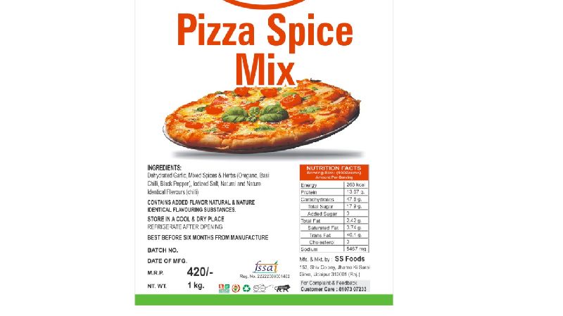 Natural Pizza spice mix, for FSSAI, Feature : Pure