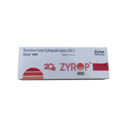 Zyrop 4000 IU Injection, Medicine Type : Allopathic