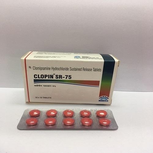 Clomipramine Hydrochloride Tablets, Packaging Type : blister