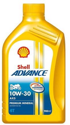 Shell Advance AX5 Stoke Engine Oil, for Automobile Industry, Certification : ISI Certified