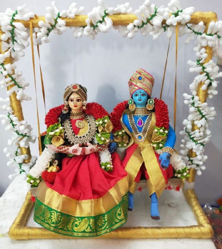 Andal and Krishna Doll