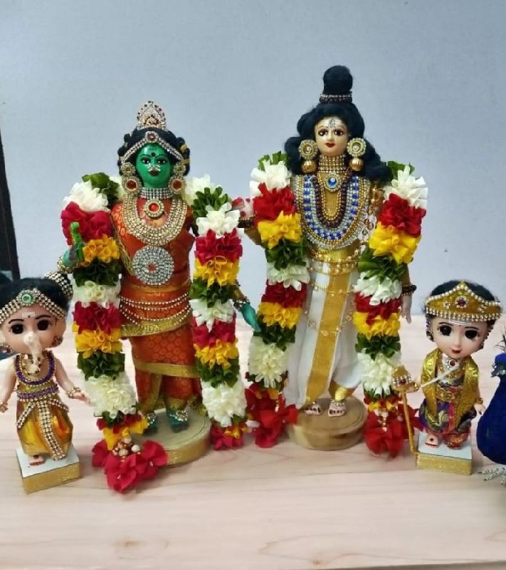 Polished Shiv Parivar Doll, Feature : Attractive Designs, Fine Finish, Good Quality