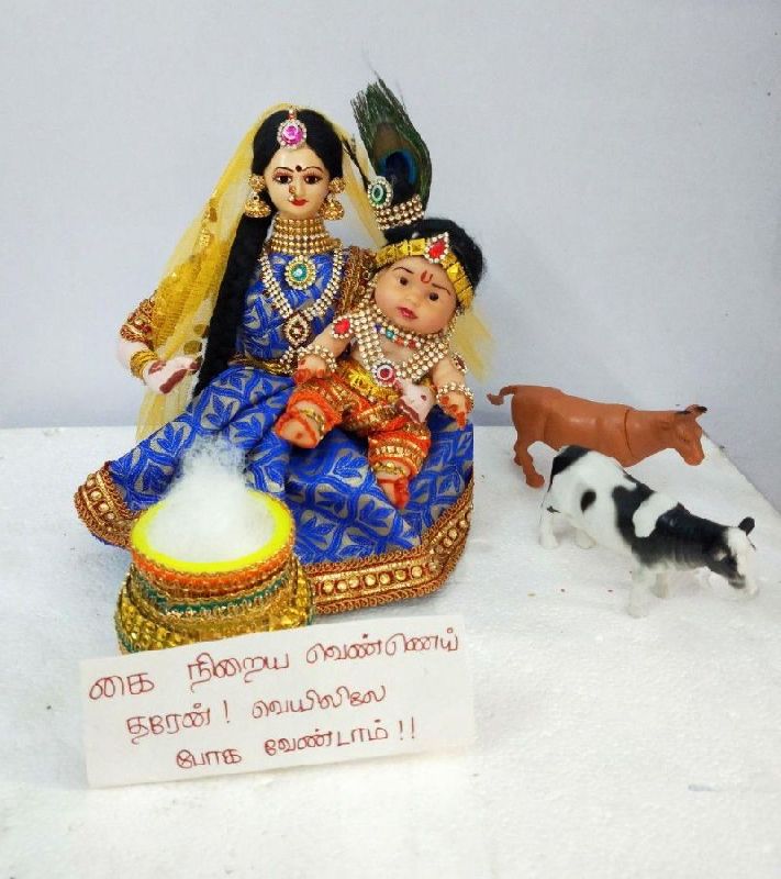 SKP 0012 Yashoda Krishna Doll, Feature : Attractive Designs, Good Quality, Fine Finish