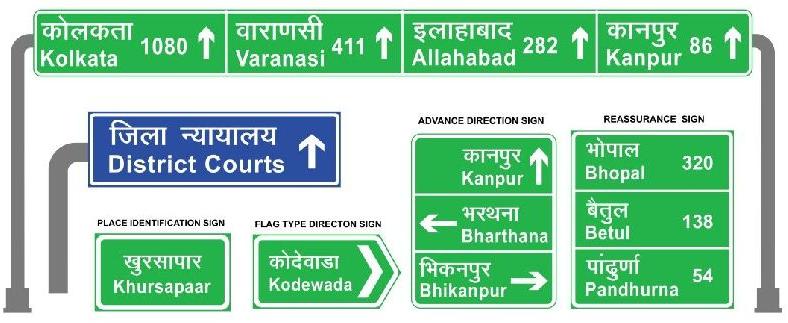 Road Overhead Signages