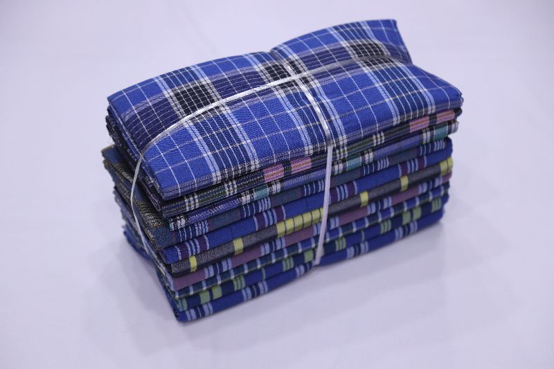 Checked Cotton MT Lungi 887, Feature : Anti-Wrinkle, Comfortable